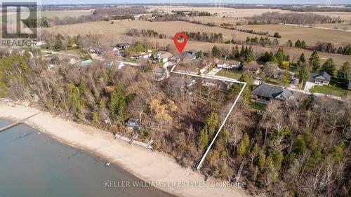 1-minute walk to sandy, rock free beach. - 4657 Lakeside Street, Plympton-Wyoming (Plympton Wyoming), ON - Outdoor With Body Of Water With View