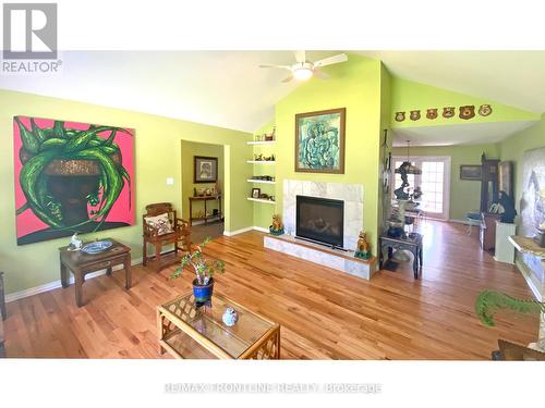 539 Ferguson Tetlock Road, Montague, ON - Indoor Photo Showing Living Room With Fireplace