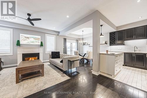 48 Madonna Drive, Hamilton, ON - Indoor With Fireplace