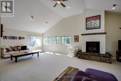 230 Ecclestone Drive, Bracebridge (Macaulay), ON - Indoor With Fireplace