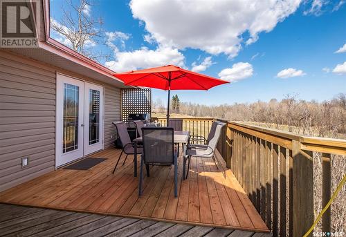 128 Bouchard Lane, Dixon Lake, SK - Outdoor With Deck Patio Veranda With Exterior