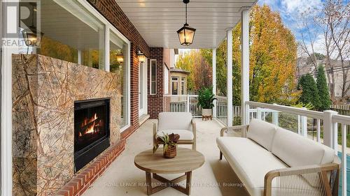 467 Cranbrooke Avenue, Toronto, ON - Outdoor With Fireplace With Deck Patio Veranda With Exterior