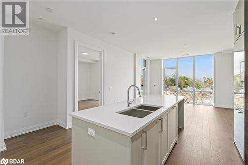 42 Mill Street Unit# 403, Georgetown, ON - Indoor Photo Showing Kitchen With Double Sink