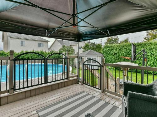 Balcony - 85 Ch. Notre-Dame, Blainville, QC - Outdoor With Above Ground Pool With Exterior