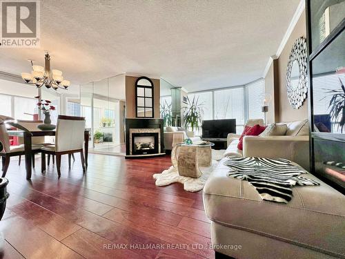 2608 - 1300 Islington Avenue, Toronto, ON - Indoor With Fireplace