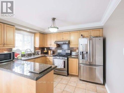 124 Porchlight Road, Brampton, ON - Indoor Photo Showing Kitchen With Double Sink