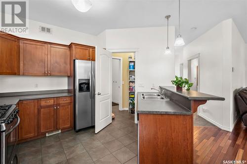 319 Stensrud Road, Saskatoon, SK - Indoor Photo Showing Kitchen With Double Sink