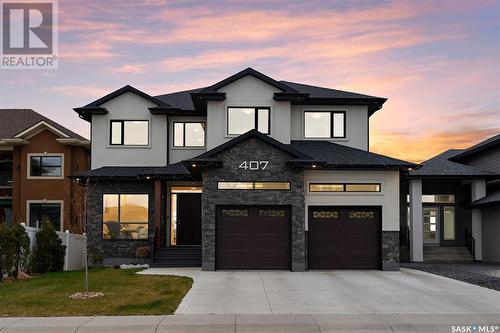 407 Kenaschuk Crescent, Saskatoon, SK - Outdoor With Facade