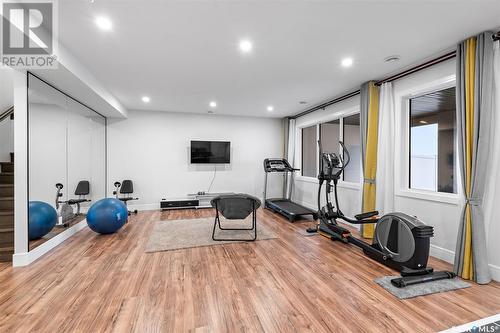 407 Kenaschuk Crescent, Saskatoon, SK - Indoor Photo Showing Gym Room