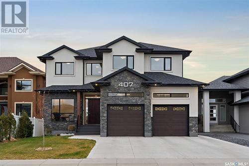 407 Kenaschuk Crescent, Saskatoon, SK - Outdoor With Facade