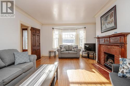 170 Water Street, Carbonear, NL - Indoor Photo Showing Living Room With Fireplace