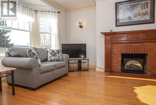 170 Water Street, Carbonear, NL - Indoor Photo Showing Living Room With Fireplace