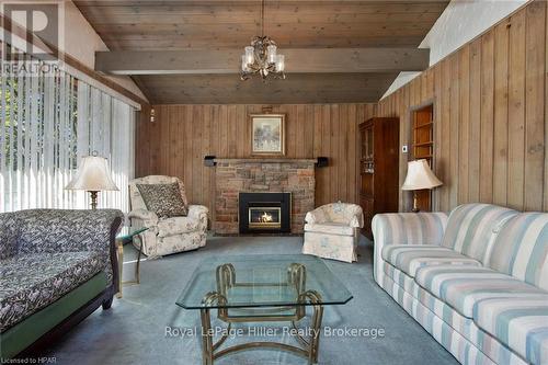 235 William Street, Stratford, ON - Indoor Photo Showing Living Room With Fireplace