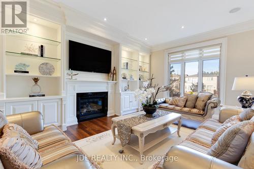 248 Holmes Avenue, Toronto, ON - Indoor Photo Showing Living Room With Fireplace