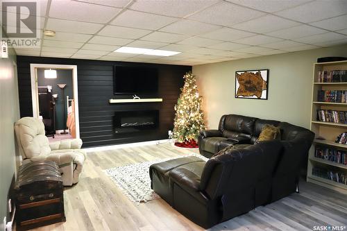 713 Chambers Court, Shellbrook, SK - Indoor With Fireplace