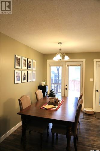 713 Chambers Court, Shellbrook, SK - Indoor Photo Showing Dining Room