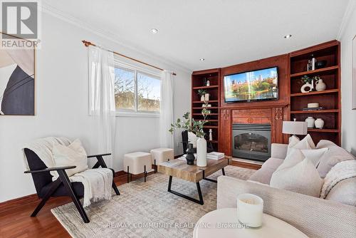 Main - 11 Wicks Drive, Ajax, ON - Indoor Photo Showing Living Room With Fireplace