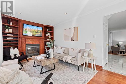 Main - 11 Wicks Drive, Ajax, ON - Indoor Photo Showing Living Room With Fireplace