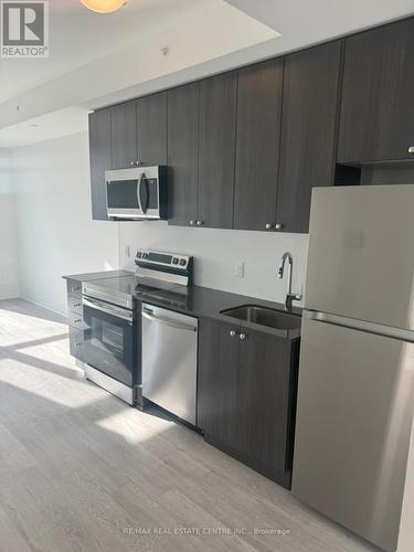 221 - 490 Gordon Krantz Avenue, Milton, ON - Indoor Photo Showing Kitchen With Stainless Steel Kitchen