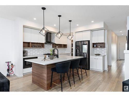 8032 174A Av Nw, Edmonton, AB - Indoor Photo Showing Kitchen With Upgraded Kitchen