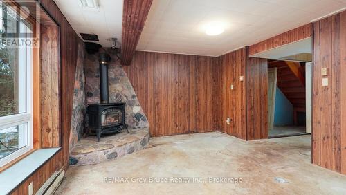 504791 Grey Road 1 Road, Georgian Bluffs, ON - Indoor Photo Showing Other Room With Fireplace