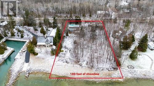 504791 Grey Road 1 Road, Georgian Bluffs, ON - Outdoor With Body Of Water With View