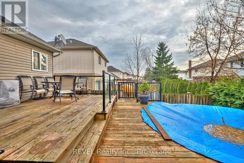 82 Macturnbull Drive, St. Catharines (462 - Rykert/Vansickle), ON - Outdoor With Above Ground Pool With Deck Patio Veranda