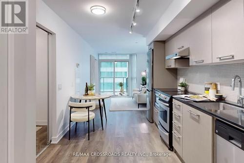 1517 - 87 Peter Street, Toronto, ON - Indoor Photo Showing Kitchen With Double Sink With Upgraded Kitchen