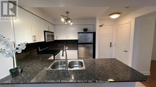 1108 - 350 Red Maple Road, Richmond Hill, ON - Indoor Photo Showing Kitchen With Double Sink