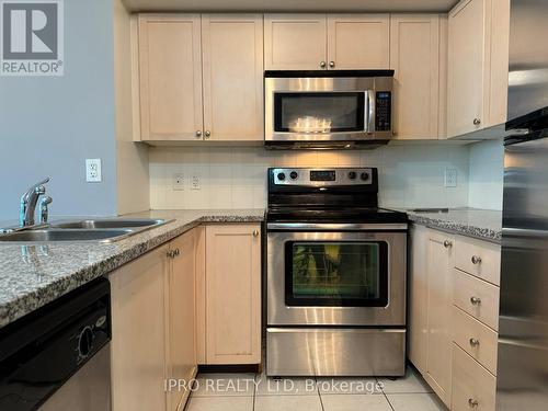 806 - 208 Enfield Place, Mississauga, ON - Indoor Photo Showing Kitchen With Double Sink