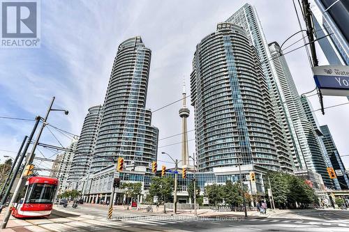 3408 - 8 York Street, Toronto, ON - Outdoor With Facade