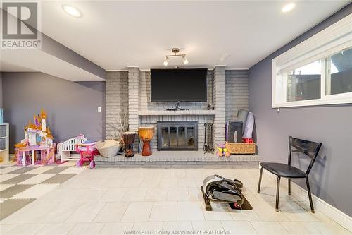 3730 Wildwood, Windsor, ON - Indoor With Fireplace