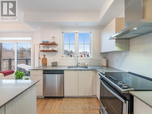 304 - 199 Pine Grove Road, Vaughan, ON - Indoor Photo Showing Kitchen With Double Sink