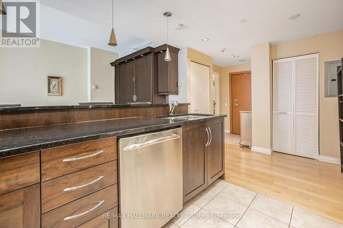 707 - 90 George Street, Ottawa, ON - Indoor Photo Showing Kitchen With Double Sink