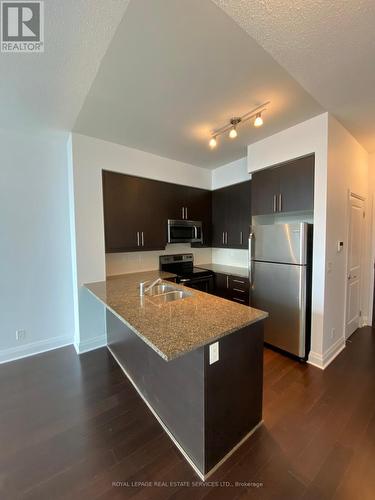 614 - 1185 The Queensway, Toronto, ON - Indoor Photo Showing Kitchen With Double Sink