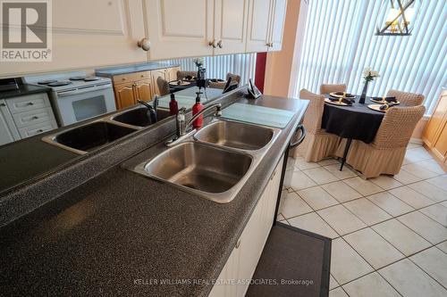 1112 - 12 Laurelcrest Street, Brampton, ON - Indoor Photo Showing Kitchen With Double Sink