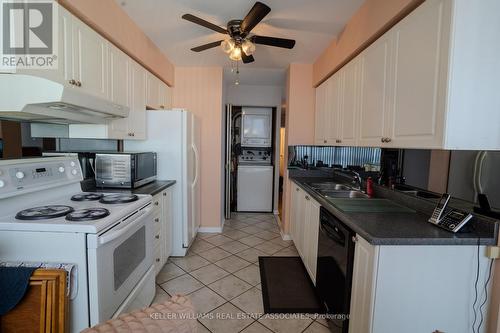 1112 - 12 Laurelcrest Street, Brampton, ON - Indoor Photo Showing Kitchen With Double Sink