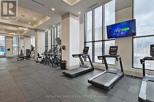 807 - 30 Elm Drive W, Mississauga, ON - Indoor Photo Showing Gym Room