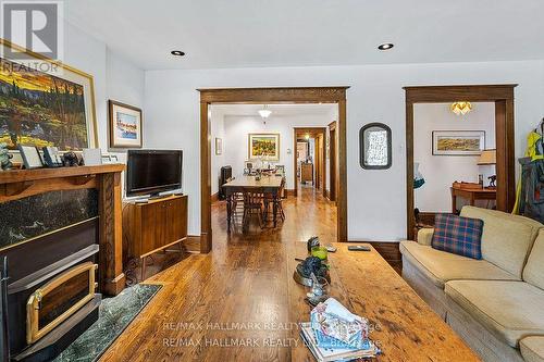 31 Hewitt Avenue, Toronto, ON - Indoor Photo Showing Living Room With Fireplace