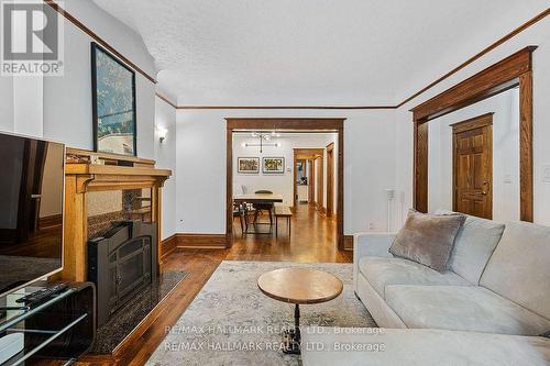 31 Hewitt Avenue, Toronto, ON - Indoor Photo Showing Living Room With Fireplace