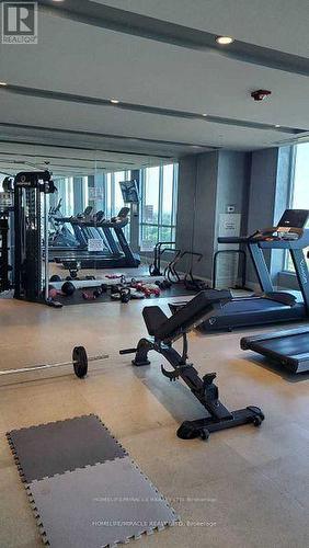 410 - 80 Esther Lorrie Drive, Toronto, ON - Indoor Photo Showing Gym Room