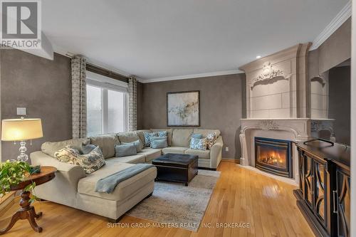 1040 Earnhart Street, Kingston (North Of Taylor-Kidd Blvd), ON - Indoor Photo Showing Living Room With Fireplace