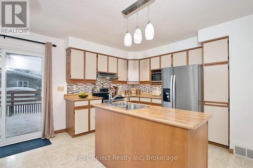 68 Devon Drive, South Huron (Exeter), ON - Indoor Photo Showing Kitchen With Double Sink