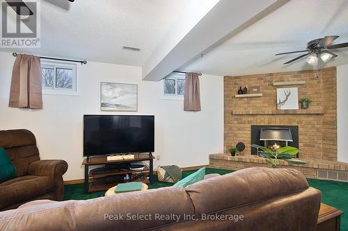 68 Devon Drive, South Huron (Exeter), ON - Indoor Photo Showing Living Room With Fireplace