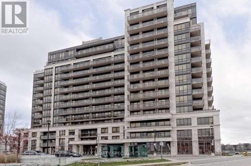 412 - 55 De Boers Drive, Toronto, ON - Outdoor With Balcony With Facade