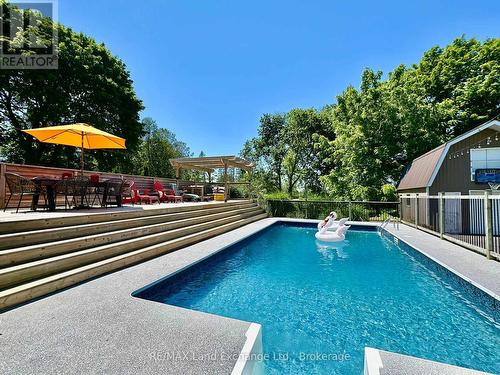 1186 Queen Street, Kincardine, ON - Outdoor With In Ground Pool With Backyard