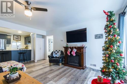 83 Byron Street, Belleville, ON - Indoor Photo Showing Living Room With Fireplace