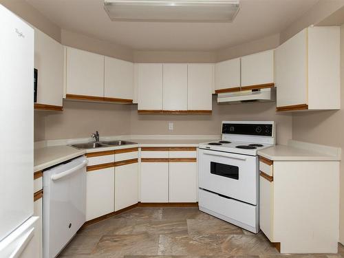 513 145 Fanshaw Street, Thunder Bay, ON - Indoor Photo Showing Kitchen With Double Sink