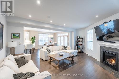 27 Willow Bank Common, St. Catharines, ON - Indoor Photo Showing Living Room With Fireplace