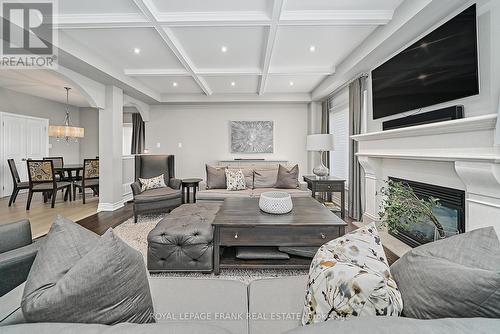 83 Sharplin Drive, Ajax (South East), ON - Indoor Photo Showing Living Room With Fireplace